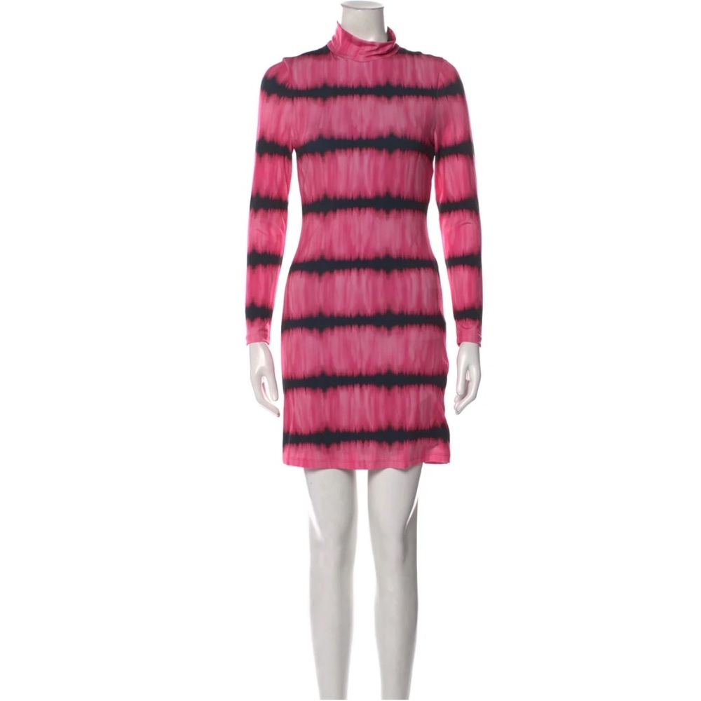 ALICE + OLIVIA Tie-Dye Print Mini Dress